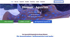 Desktop Screenshot of diamantaquarien.de