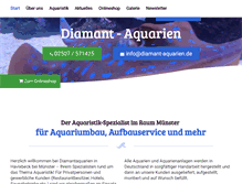 Tablet Screenshot of diamantaquarien.de